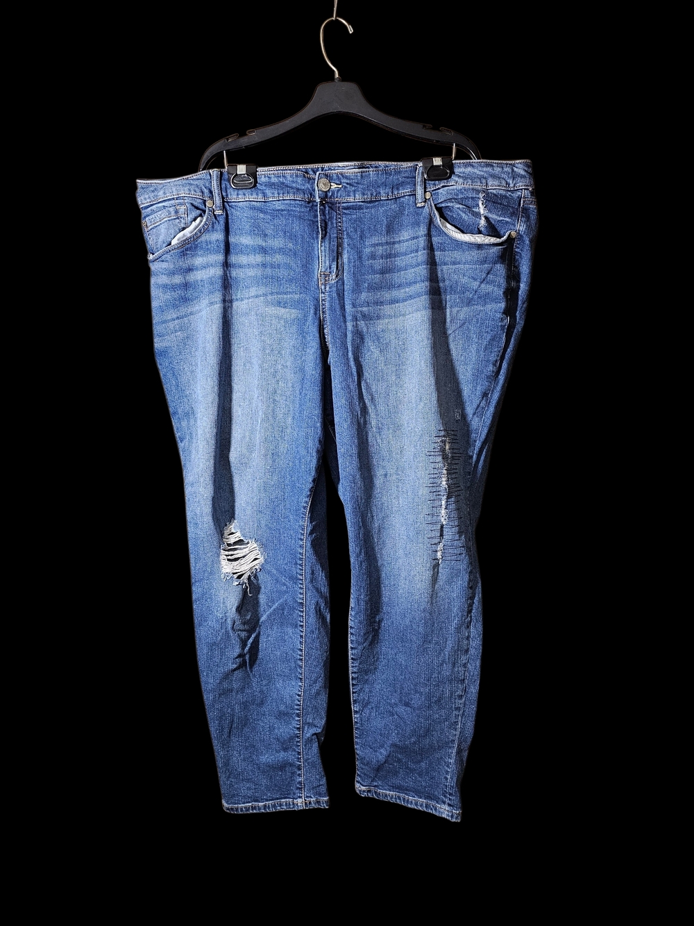 torrid Women's Skinny Distressed Blue Jeans